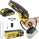 TOOLIFE Mini Chainsaw 6inch, Handheld Electric Battery Powered Chain Saw for Tree Cutting, Gardens Yard Tools for Men Husband Dad,Anniversary Mens Christmas Gifts Stocking Stuffers over 50 60,