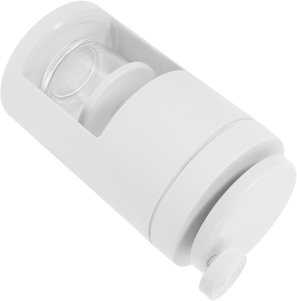 Manual Crushed Ice Machine Portable Hand Crank Shaver Blades for Home Use for Desserts and Cocktails Easy to Clean Compact