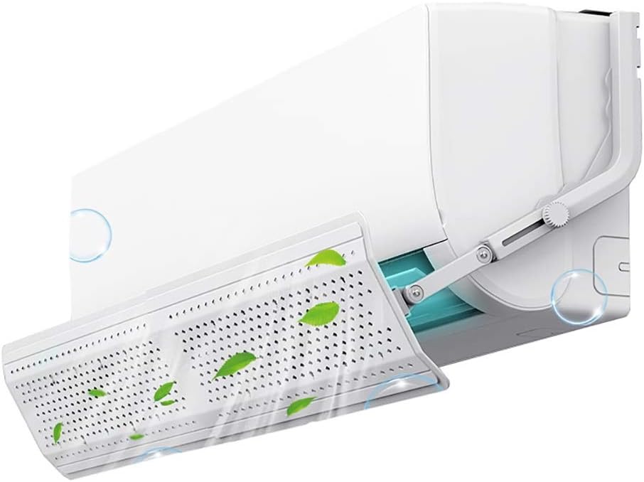 Air Conditioning Wind Deflector Home Bedroom Living Room Adjustable Air Conditioner Deflector, Wall-Mounted Wind Direction Windshield Baffle