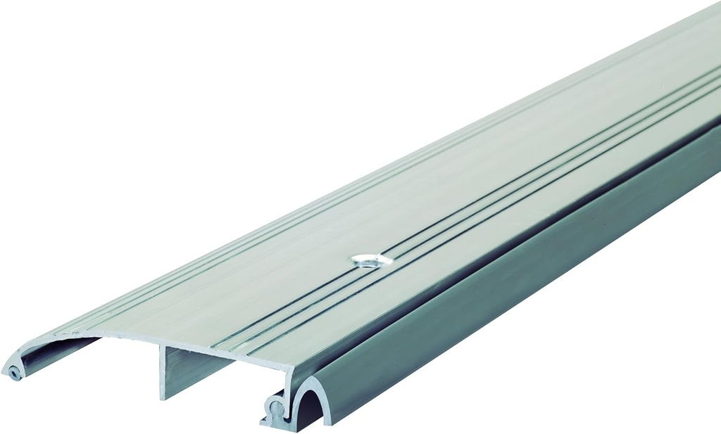 M-D Building Products 08433 3-1/2 in. x 5/8 in. x 36 in. Silver Aluminum and Vinyl Heavy Duty Low-Profile Outswing Door Threshold