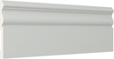 Ekena Millwork Endurathane Bradford Baseboard Moulding, 4 3/4"H x 1/2"P x 94 1/2"L, Factory Primed