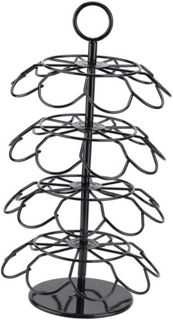 Rotation Coffee Capsule Storage Rack Organizer Holder Capsule Shelf Space-saving