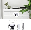 6pcs Black White Ceramics Cabinet Kitchen Hardware Round Drawer Dresser Handles Wardrobe Cupboard Pull Knobs Euro Furniture