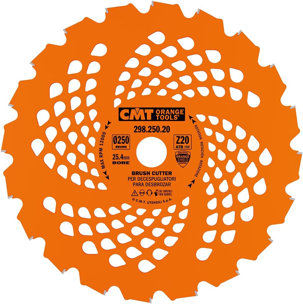 CLEARING GRASS, BUSHES, SMALL TREES 10”x1” (+20mm) T=20 ATB