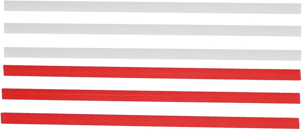 Coffee Pod Holder, Wall Mount Under Cabinets Vertically Horizontally Storage Strips PVC Large Bag Storage Easy Installation for Various Brands of Capsule Coffee (3 White + 3 Red)