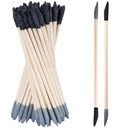 Sanding Sticks 50 Pcs, Double-Ended Sanding Tools for Wood & Plastic Models, 120/280 Grit, 5.4 x 0.2 Inch - Fine Detailing in Tight Spaces with Matchstick Design