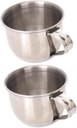2pcs Unbreakable Stainless Steel Cup Mini Water Cup Tea Mug Wine Easy Clean Home Use