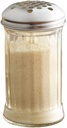 12 Oz. Cheese Shaker/Red Pepper Shaker with 1/4" Large Holes Stainless Steel Lid, Clear Glass suger/spice dispenser Lids, By Geex Depot US (Glass, 12 Oz)