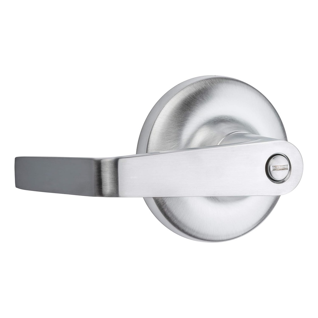 Tell LC2476CTL 26D 234 T HD Satin Chrome Privacy Lever, Grade 2