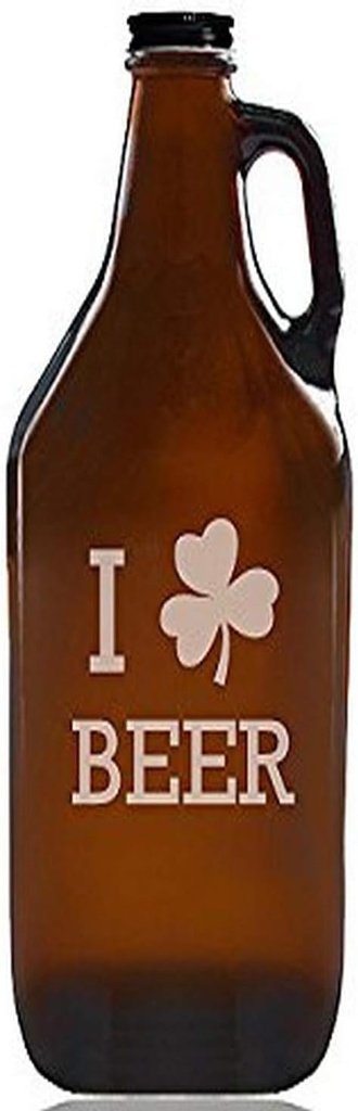 "I Shamrock Beer" Amber Growler