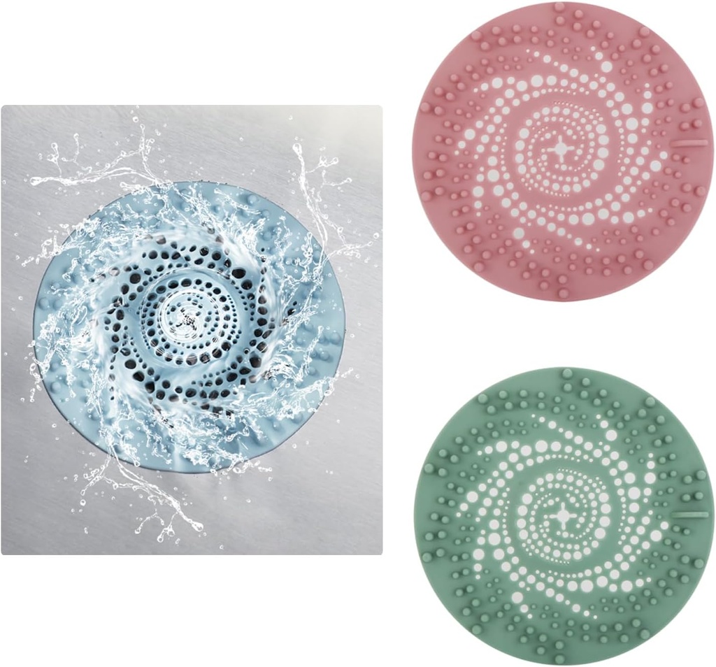 Bathroom Drain Hair Catcher Shower Drain,Shower Drain Cover Hair Catcher,Shower Drain Hair Catcher Bathtub(3PCS)