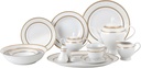 Lorenzo Amelia 57-Piece Dinnerware Set, Service for 8