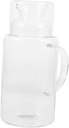1set Glass Water Pitcher Lid Heat-resistant Jug for Home Use for Tea Juice and Iced Beverages Practical Design Comfortable Handle