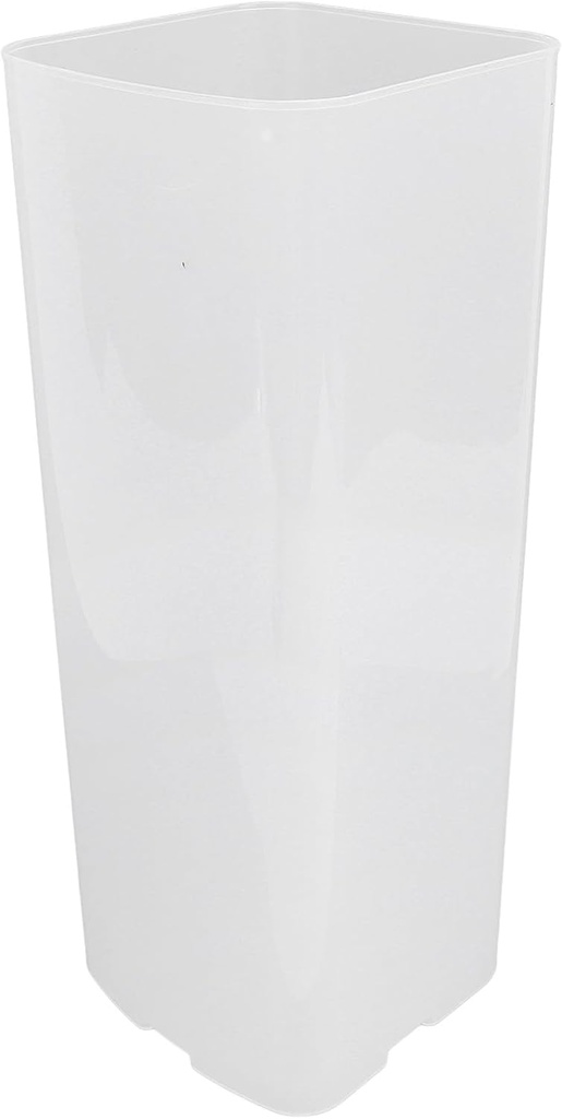 Aramox Bread Box with Lid, Bread Plastic Keeper, Stackable Food Storage Container for Sandwich Chips Nuts Snacks, Transparent Space Saving Design