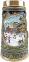 0.55 L | OktoberfestHaus "Winter" (Winter) In Germany Beer Stein (#4 In Collection of Four Steins) German Gifts for Men Collectible Beer Steins and Germany Beer Mugs for Beer Lover Gift Idea