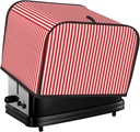 Oven Cover Kitchen Bread Machine Protector,4 Slice Toaster Cover For Home,Fingerprint Coaster Cover,Kitchen Small Appliance,Red And White Stripes