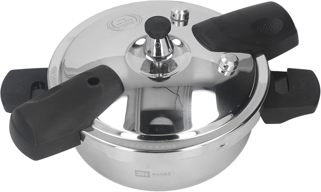 Stainless Steel Pressure Cooker, 1.8L Electric Pressure Cooker 1.8 Liter Mini Pressure Cooke Slow Cooker Explosion Proof Rice Cooker Yogurt Maker Cake Maker Egg Cooker Hot Pot