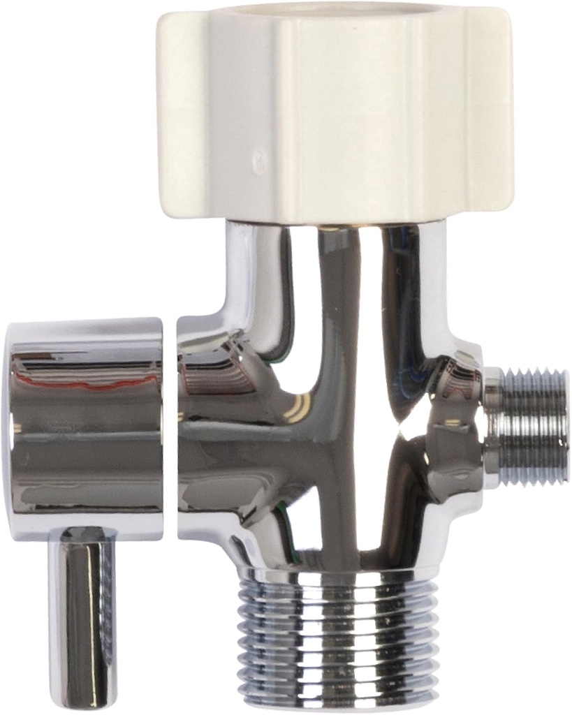 EKO Bidet T-Valve Toilet Connection Adapter (7/8", 7/8", 3/8") - Bidet Hose Adapter