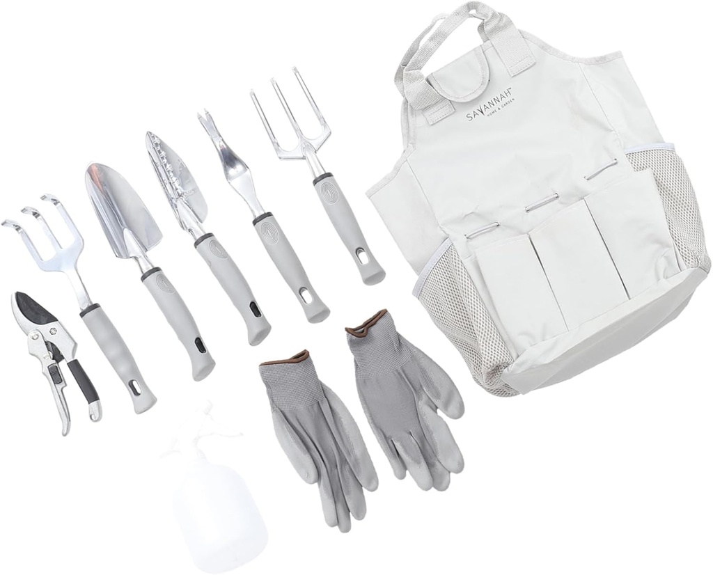 BESPORTBLE Aluminum Alloy Garden Tool Set Pouch – Multifunctional Shovels Hand Trowel Rake for Gardening – Ergonomic Design for Easy Use