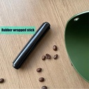 Coffee Knock Box, 4.6 in, Barista Style Espresso Grounds Knock Box, Removable Plastic Knock Rod, Non-Slip Base, Espresso Maker Accessory (Black)