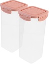 VILLCASE 2pcs Airtight Food Storage Containers Bread Box for Fresh Bread and Yogurt Versatile Kitchen Storage for Homemade Yogurt and Easy to Clean Design