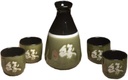 Tableware 5 PCS Japanese Liquor Sake Set Porcelain Ceramic Temperature Wine Cups Crafts-A07