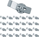 Undermount Sink Clips, 24 PCS Undermount Sink Brackets, Sink Mounting Kit Bracket, Installation Repair Hardware Clips Fastener Support for Kitchen or Bathroom Sinks (Silver)