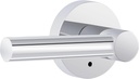 Miseno MLK3012 Elkton Round Rod Privacy Door Lever Set - Polished Chrome