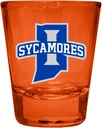 R and R Imports Indiana State University Full Color 2 oz Shot Glass Orange Officially Licensed Collegiate Product Single