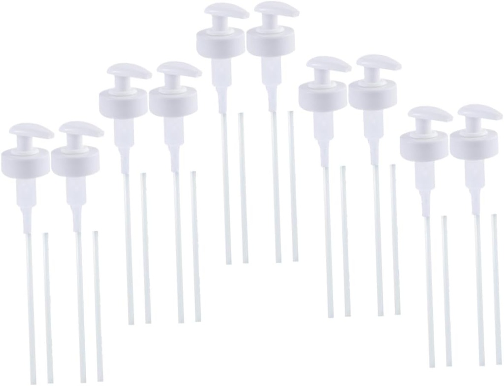 10sets Oyster Sauce Squeezer Food Grade Pump Nozzle for Ketchup Sauce Bottles