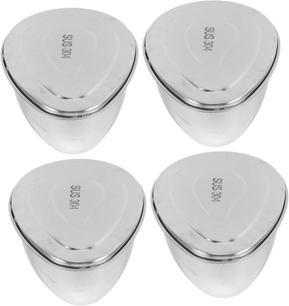 4pcs Steam Rack Scalloped Steamer Tray Food Steamer Box Small Vegetable Tray Stainless Steel Steam