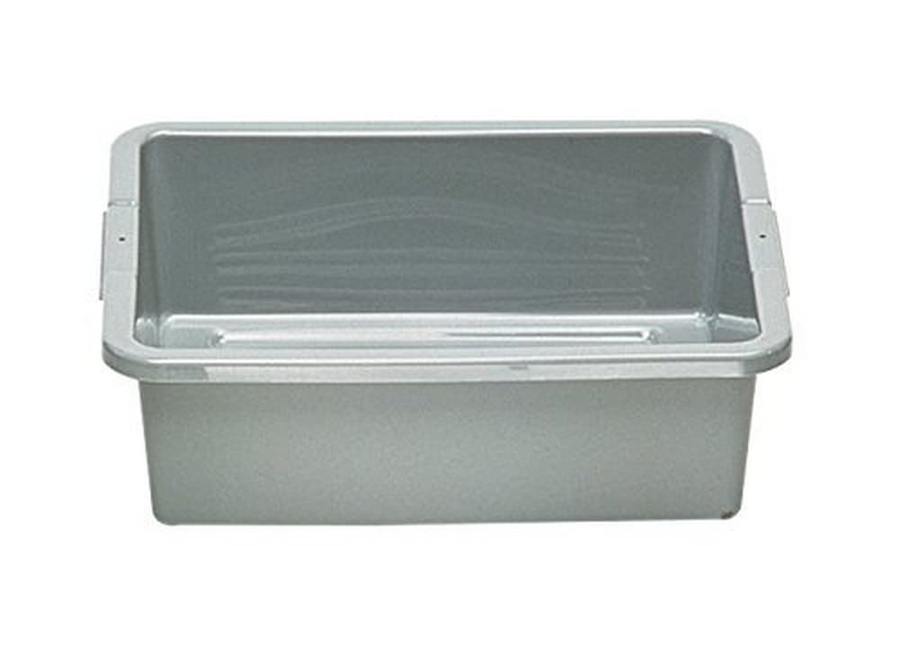 Rubbermaid Commercial Products, Food Service Bus/Utility Tote Box, 4-8 Gal Capacity, Gray
