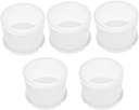 Garneck 5pcs Round Lid Plastic Cake Containers Elegant Cake Carrier Boxes for Birthday Parties Desserts and Pastry Storage Food-safe Design