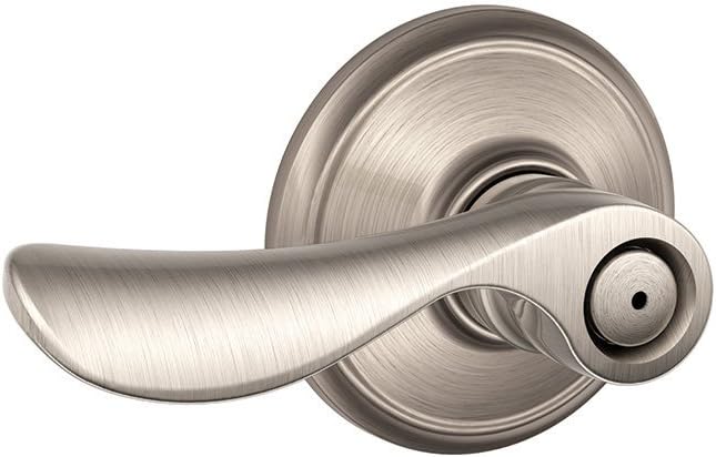 Schlage F40 CHP 16-080 10-027 Champagne Bed and Bath Lever