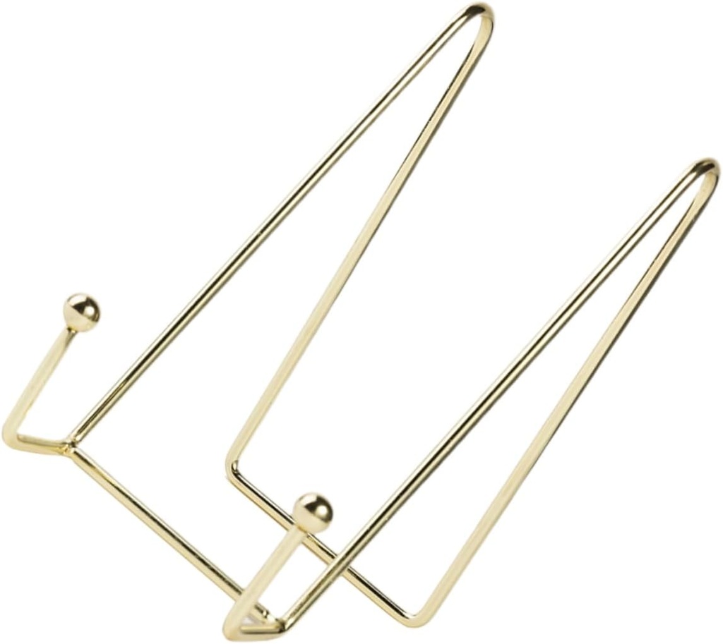 Rose Gold Photo Display Stand Large Iron Bracket for Plates and Books Eco-friendly Storage Rack for Kitchen Restaurant and Home Decor