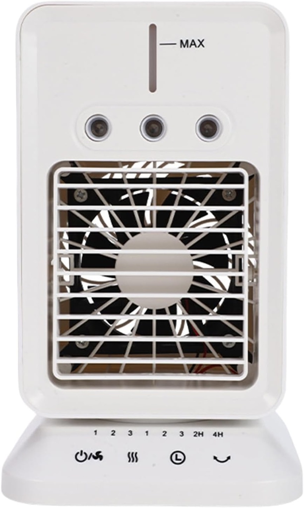 Desktop 300ML Water Tanks Air Conditioning With Colorful Night Light Usb Rechargeable Miniature Cooling Fan Air Coolers Desktop