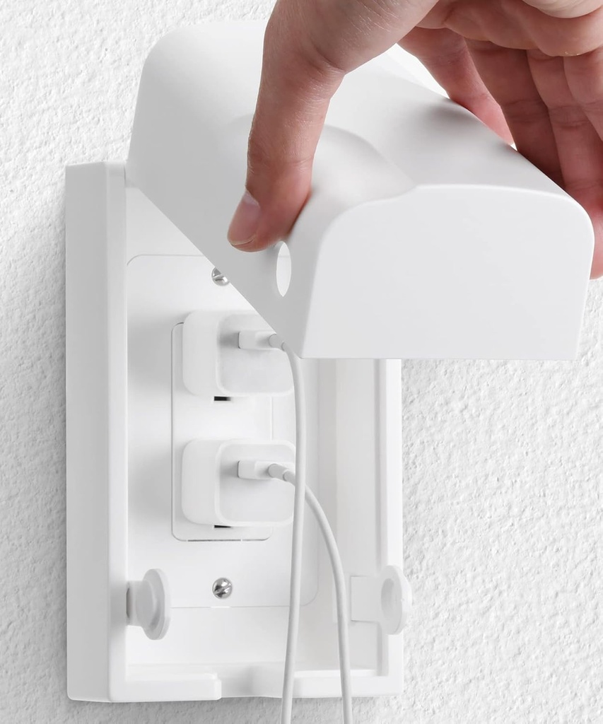 Bates Baby Safety Outlet Cover Box - Plug Covers for Electrical Outlets, Child Proof Outlet Cover, Socket Covers for Outlets