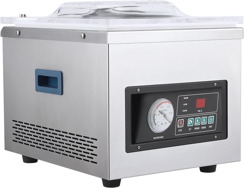 Chamber Vacuum Sealer Machine,180w-320w，Dz-260S 3 M³/H Pump Rate,Microcomputer Controlled,Household and Commercial Vacuum Sealing Machines with Stainless Steel Structure