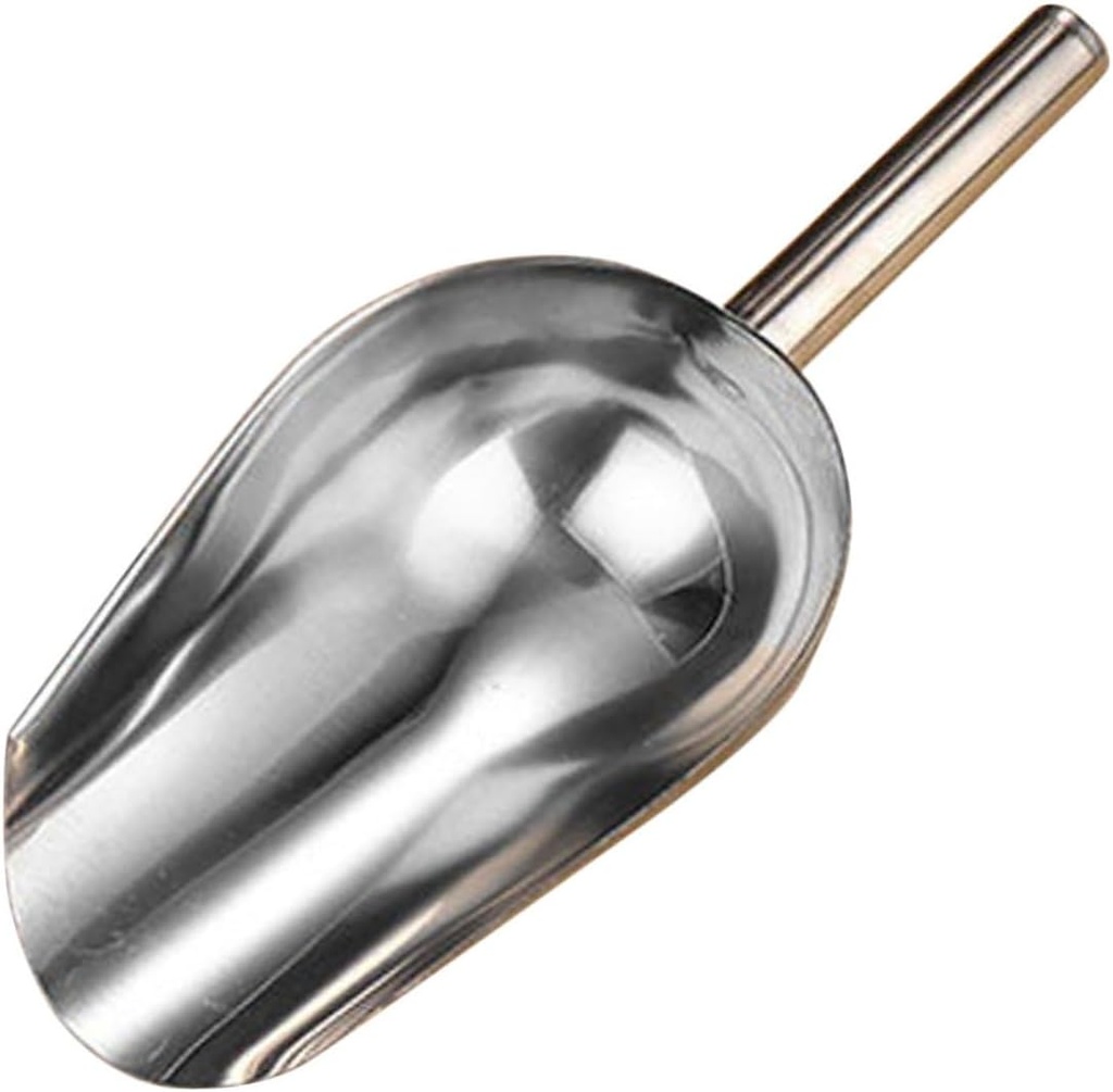 Cabilock Stainless Steel Multi-purpose Shovel Ice Scoop for Freezer Bin Home Kitchen Use