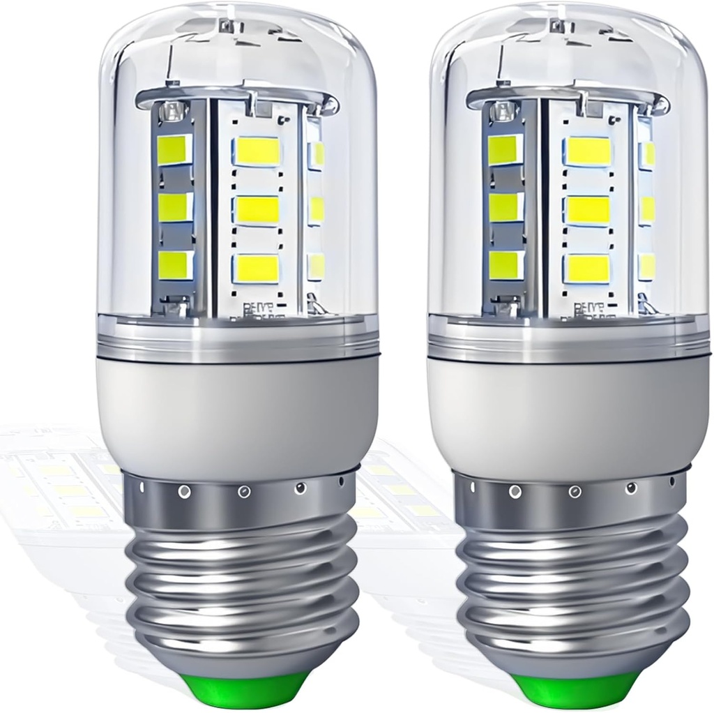 5304511738 KEI D34L Refrigerator Bulb Replacement for Electrolux Kenmore Frigidaire Refrigerator Replace PS12364857 AP6278388 4584444 110V-3.5W (White Light 2 pcs)
