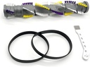 Replacement 1 Brush Roller and 2 Belts Compatible with Bissell Cleanview Swivel Pet crosswave 2252 2254 2489 22543 24899 1327 1333