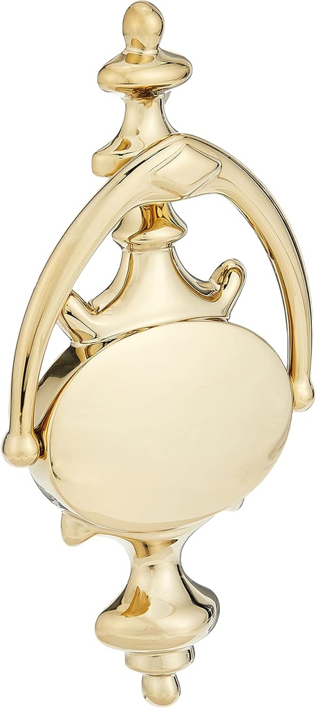 Baldwin Estate 0116.003 Imperial Knocker in Lifetime Polished Brass, 8.5" x 4.1"