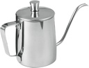 Artibetter Stainless Steel Coffee Pot Mini Kettle Lid Easy Clean High-temperature Resistant Material Sleek Design