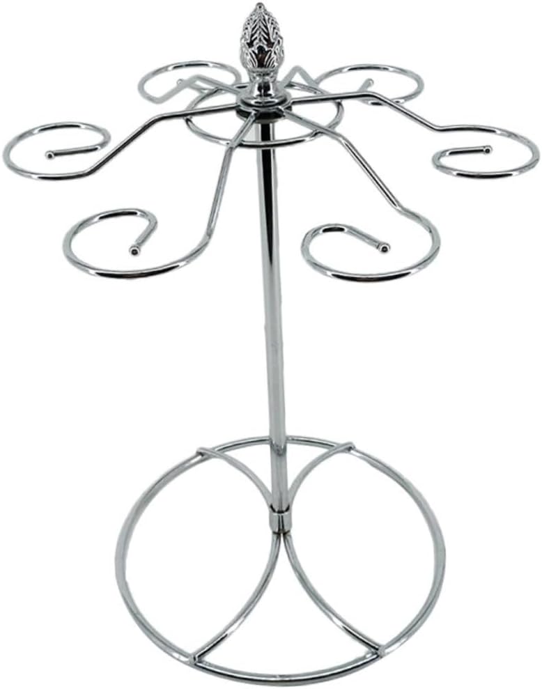 1pc Stemware Countertop Rack Wine Glass Rack Goblet Hanging Goblet Shelf for Kitchen Counter