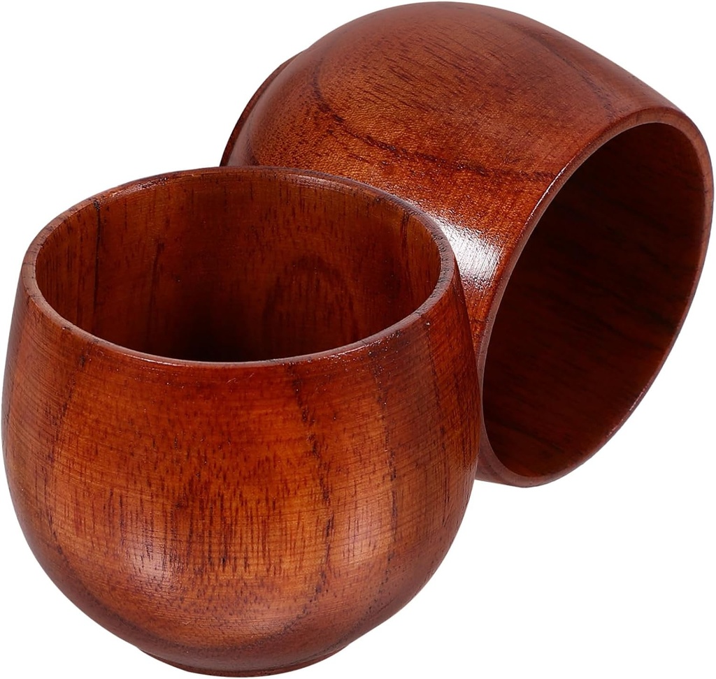 Japanese Tea Cup Set 50ml Sake Glass Wooden Shot Glass Wood Sake Serving Cup