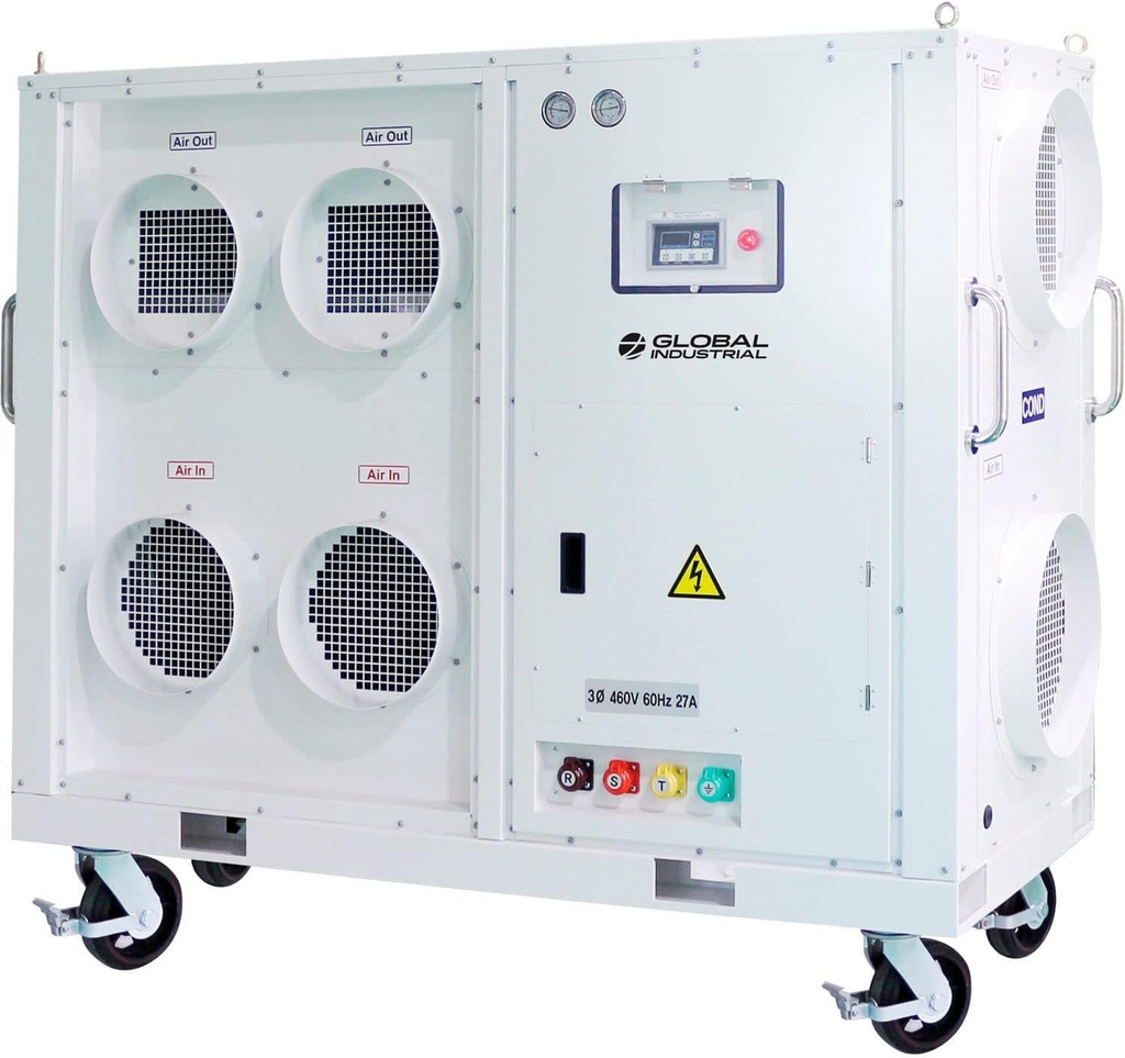Global Industrial Outdoor Rated Portable Air Conditioner, 12 Tons, 144,400 BTU, 460V