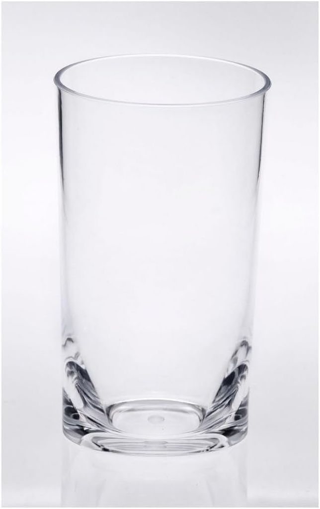 Upgrade Your Entertaining with Unbreakable Plastic Drinking Glasses Set of 4, 15oz, Clear Design for All Occasions