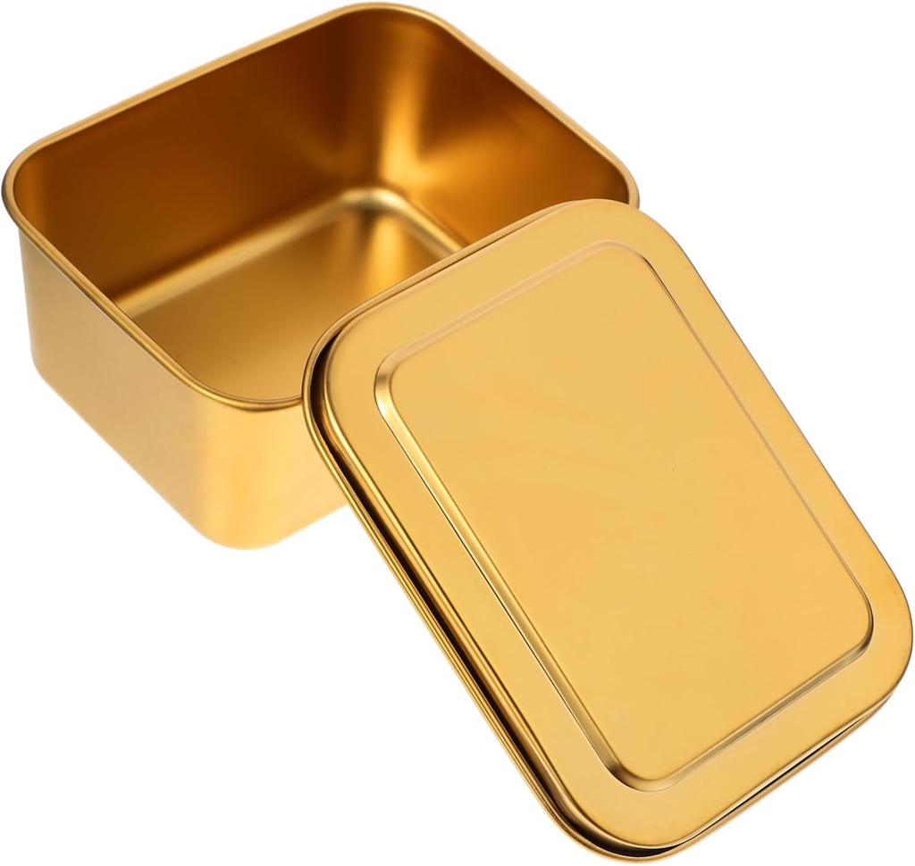 Stainless Steel Tiramisu Cake Box Lid for Mousse Desserts Cakes and Sandwiches and Lightweight Storage