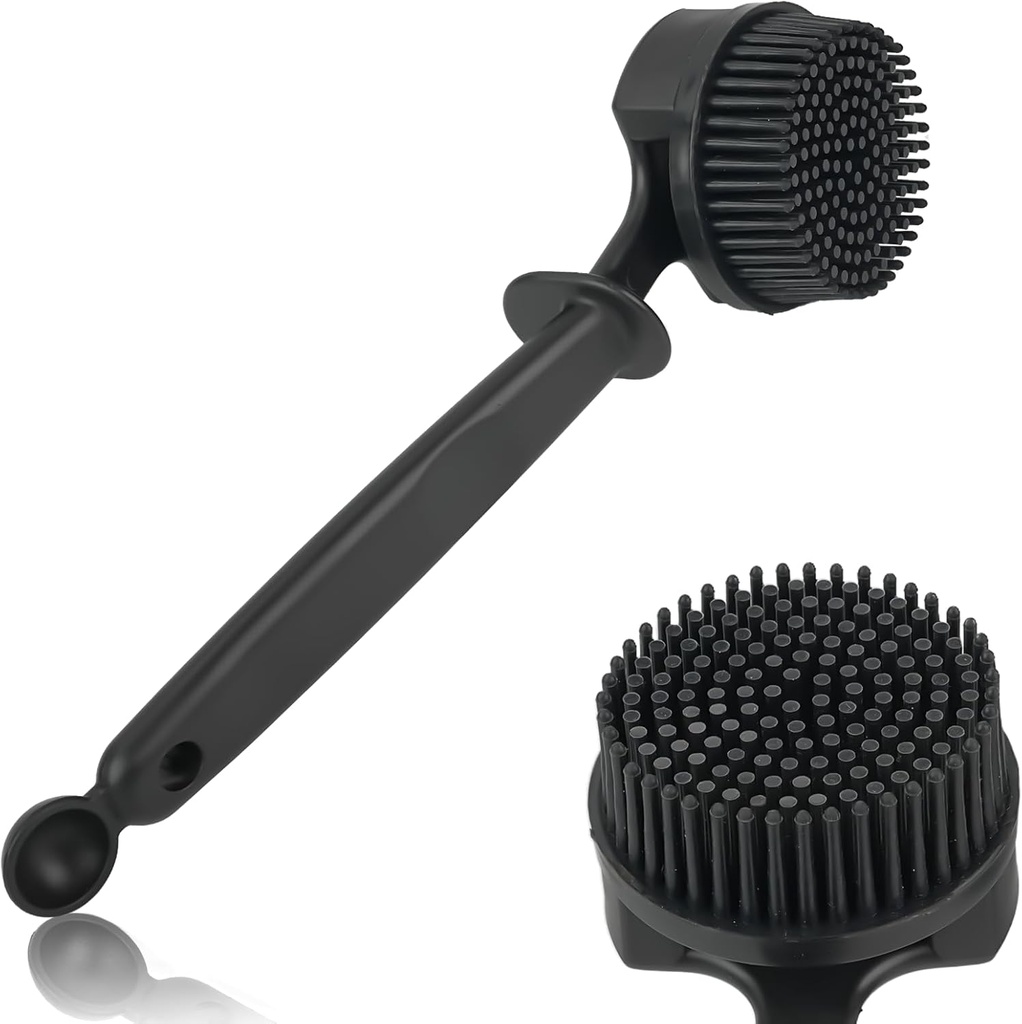 51MM Espresso Machine Cleaning Brush,Silicone Brush for Coffee Machine Group Head, Heat-Resistant and Corrosion-Resistant,360°Cleaning