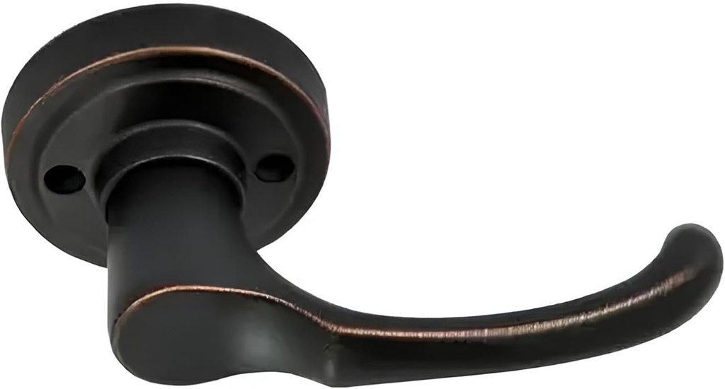 BRIXWELL Better Home Products 06910BRT-XCP5 Diamond Heights Door Lever Handleset Trim Right Handed Oil Rubbed Bronze - Pack of 5